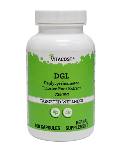 Vitacost DGL Deglycyrrhizinated Licorice Root Extract