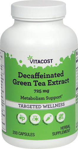 Vitacost Decaffeinated Green Tea Extract