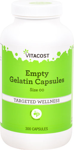 Vitacost Empty Gelatin Capsules Size 00