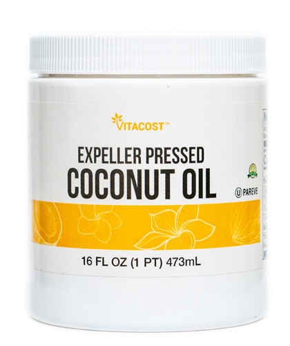 Vitacost Expeller Pressed Extra Virgin Coconut Oil - Non-GMO and Gluten Free