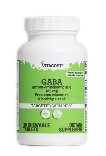 Vitacost GABA Gamma - Aminobutyric Acid Orange Flavor