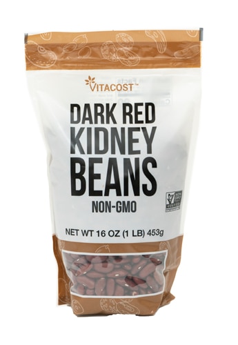 Vitacost Gluten Free Non-GMO Dark Red Kidney Beans