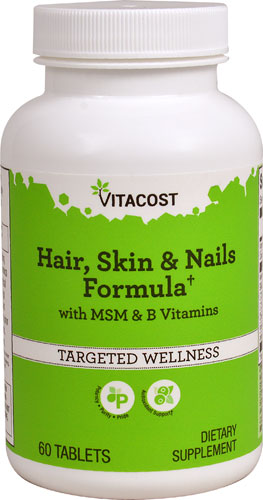 Vitacost Hair, Skin & Nails Formula with MSM and B Vitamins