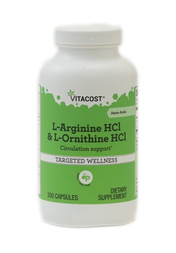 Vitacost L-Arginine HCl & L-Ornithine HCl