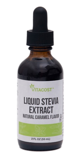 Vitacost Liquid Stevia Extract Natural Caramel