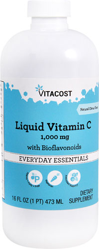 Vitacost Liquid Vitamin C with Bioflavonoids Natural Citrus