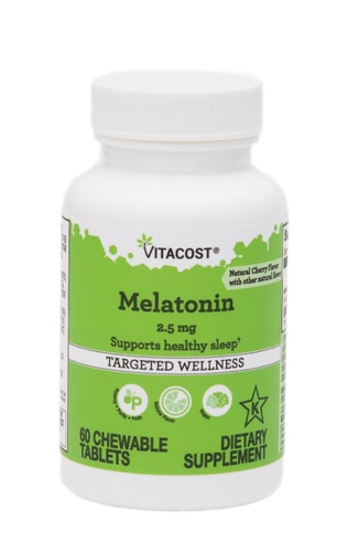 Vitacost Melatonin - 2.5 mg Natural Cherry Flavor