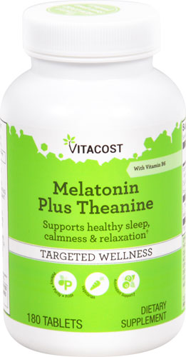 Vitacost Melatonin 3 mg Plus Theanine