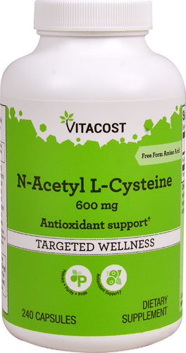 Vitacost N-Acetyl L-Cysteine