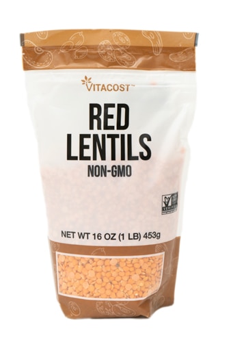 Vitacost Non-GMO Red Lentils