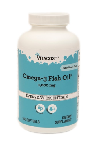 Vitacost Omega-3 Fish Oil‡ Lemon