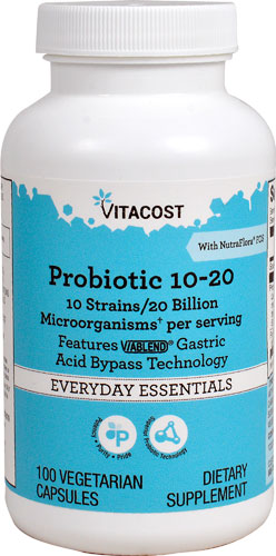 Vitacost Probiotic 10-20 10 Strains