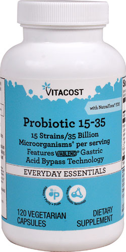 Vitacost Probiotic 15-35 15 Strains - 35 billion CFU† per serving