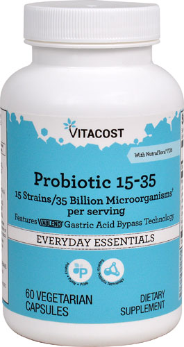 Vitacost Probiotic 15-35 15 Strains - 35 billion CFU† per serving