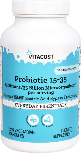 Vitacost Probiotic 15-35 15 Strains