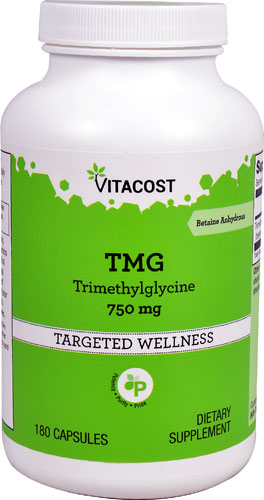 Vitacost TMG - Trimethylglycine (Betaine Anhydrous)