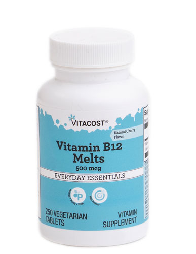 Vitacost Vitamin B-12 Melts Cherry