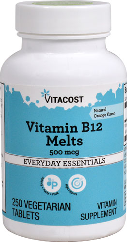 Vitacost Vitamin B-12 Melts Orange