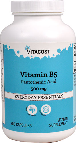 Vitacost Vitamin B5 Pantothenic Acid