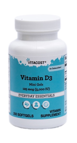 Vitacost Vitamin D3 Mini Gels