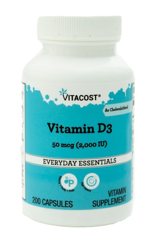 Vitacost Vitamin D3 as Cholecalciferol