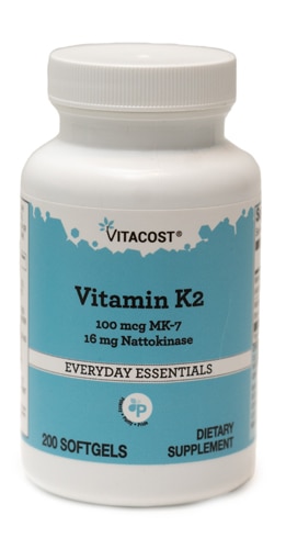 Vitacost Vitamin K2 16 mcg Nattokinase MK-7