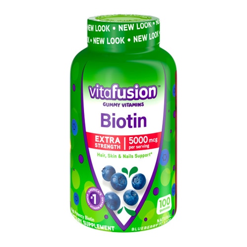 Vitafusion Extra Strength Biotin Natural Blueberry