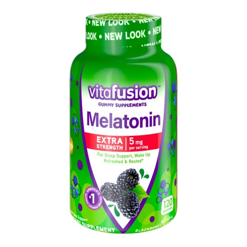 Vitafusion Extra Strength Melatonin Natural Blackberry