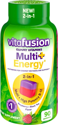 Vitafusion Multi + Energy Raspberry & Black Tea