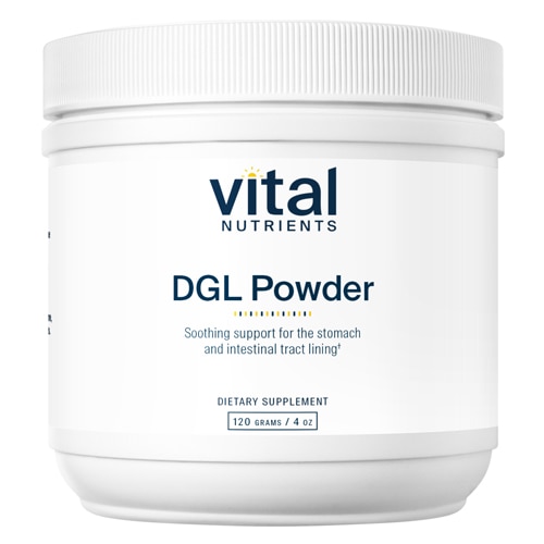 Vital Nutrients DGL Powder - Support for the Stomach and Intestinal Tract Lining