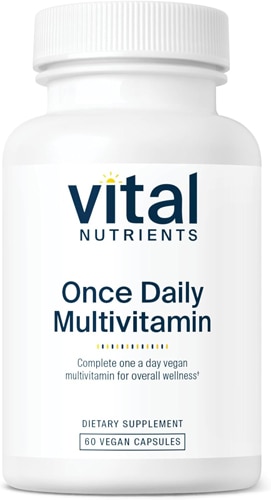 Vital Nutrients Once Daily Multivitamin Complete Daily Vegan For Overall Wellness