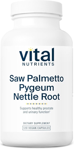 Vital Nutrients Saw Palmetto Pygeum Nettle Root - Supports Healthy Prostate Function