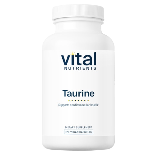 Vital Nutrients Taurine - Supports Cardiovascular Health and Detoxification