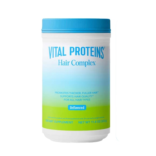 Vital Proteins Hair Complex Hair Growth Supplement - Lustriva to Promote Thicker Fuller Hair Unflavored