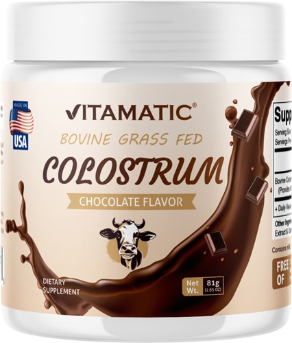 Vitamatic Bovine Colostrum Powder Chocolate