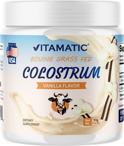 Vitamatic Bovine Colostrum Powder Vanilla