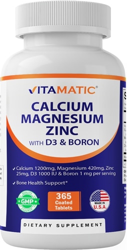 Vitamatic Calcium Magnesium Zinc with D3 & Boron
