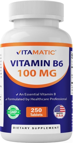 Vitamatic Vitamin B6 Pyridoxine HCI - Promotes Energy Production