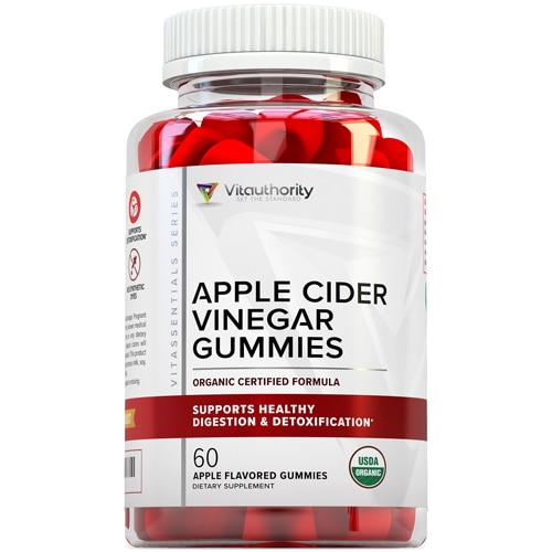 Vitauthority Apple Cider Vinegar Gummies Apple