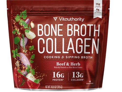 Vitauthority Bone Broth Collagen Beef & Herb