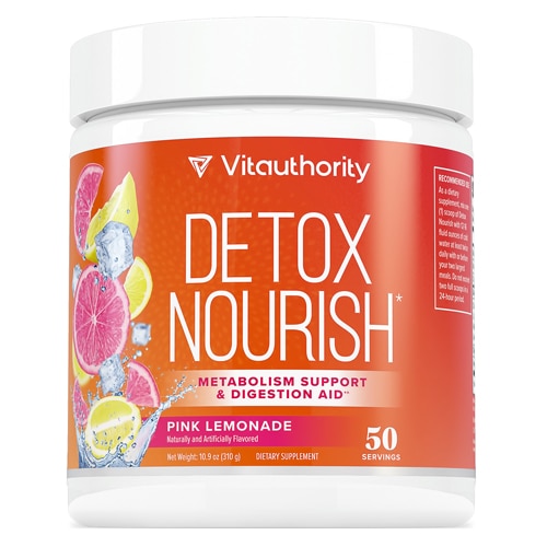 Vitauthority Detox Nourish Natural Pink Lemonade