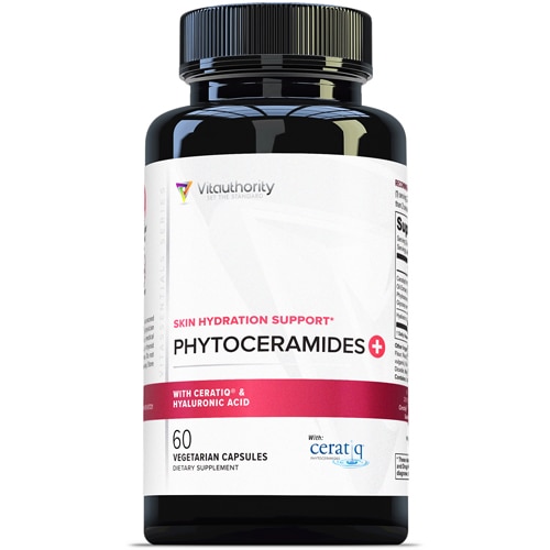 Vitauthority Phytoceramides + Skin Hydration Support with Ceratiq & Hyaluronic Acid