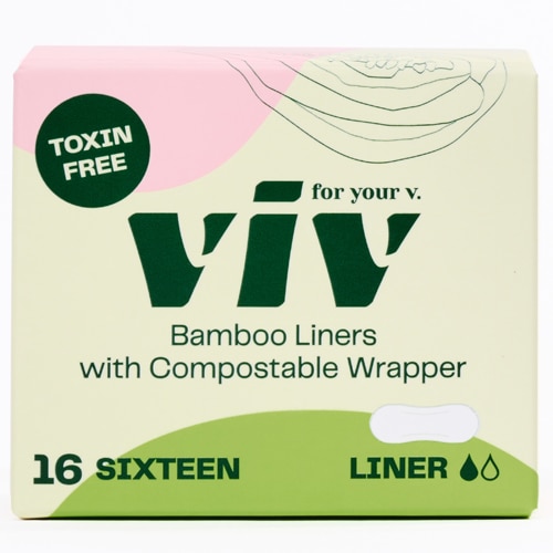 Viv For Your V Bamboo Liners With Compostable Wrapper