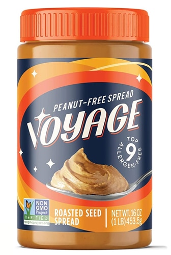 Voyage Foods Roasted Seed Spread Top 9 Allergen Free Non GMO Peanut-Free Spread Peanut