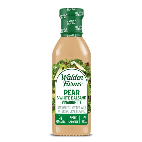 Walden Farms Dressing Zero Calorie Vinaigrette Balsamic Pear and White