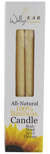 Wally's Natural Beeswax Ear Candles - Unscented