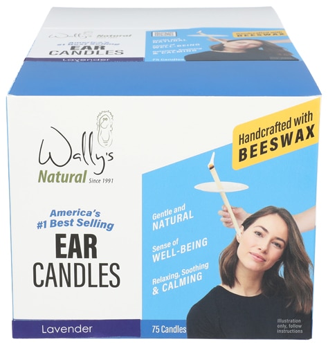 Wally's Natural Beeswax Ear Candles - Unscented