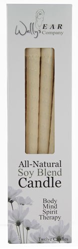 Wally's Natural Soy Blend Ear Candles - Unscented