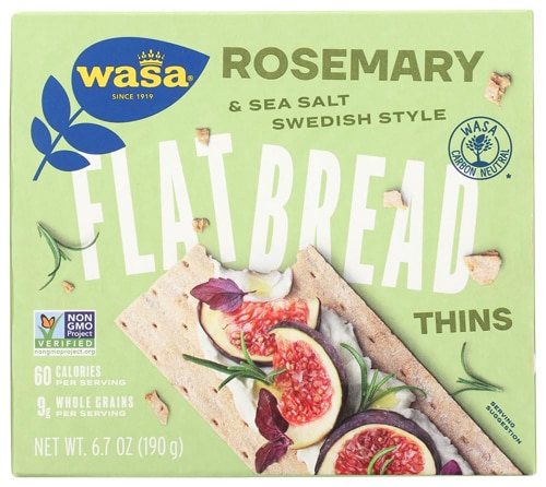 Wasa Flatbread Thins Rosemary & Sea Salt