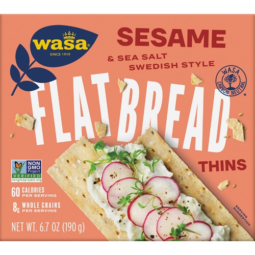 Wasa Flatbread Thins Sesame & Sea Salt